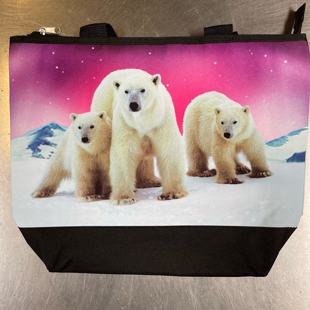 Polar bear large tote